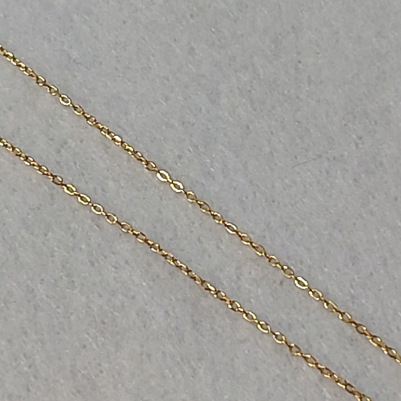 Sterling Silver Heart/Love Gold Plated Necklace - Picture 5 of 9